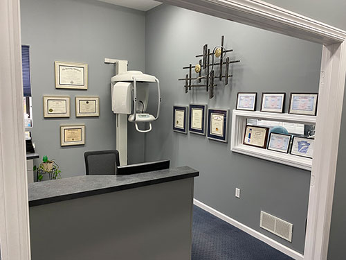 Dental scan area at Gary C Mangieri, DMD PLLC.